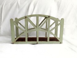 Antique old curved unique railway bridge 0 train model märklin three-rail field table accessory