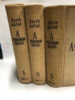 SZERB ANTAL : A VILÁGIRODALOM TÖRTÉNETE I.-III.   (teljes) 1941 RÉVAI első kiadás