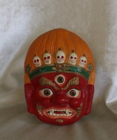 Mahakála maszk Nepálból Mahakala a legerősebb védelmező istenség