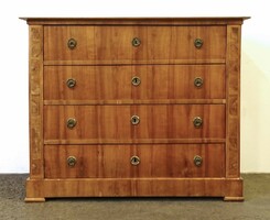 1M703 antique Biedermeier four-drawer chest of drawers