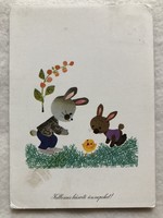Régi rajzos Húsvéti képeslap  -  Sóti Klára rajz                -6.