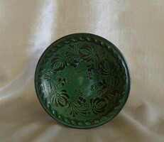 Folk ceramic bowl - made by Lajos Mezőtúr
