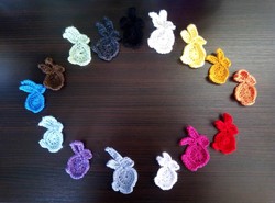 Crocheted bunnies