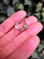 Jade köves ezüst gyűrű