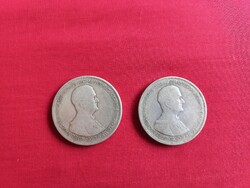 2 darab Horthy ezüst 5 pengő, 1930 - Gotiwlo1 felhasználó számára