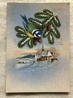 Old Christmas card - Józsefné Hatvany -6.
