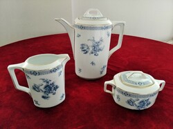 Porcelain jug, spout and sugar bowl in perfect condition