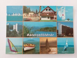 Old postcard retro photo postcard Balatonföldvár