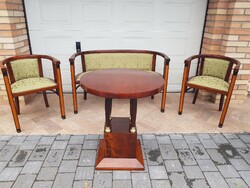 Restored 4-piece Art Nouveau suite from the early 1900s.