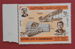 1962. Űrkutatás bélyegei, Kennedyvel, 1962 A/4/3