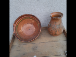 Antique folk ceramics