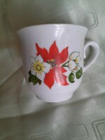 Zsolnay Santa Claus floral coffee cup is rarer