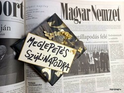 1972 április 23  /  Magyar Nemzet  /  eredeti újság szülinapra. Ssz.:  21533