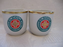 SebestyénAttilának Retro Hollóházi porcelán Unikum pohár