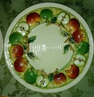 Wonderful majolica plate, 2 pcs