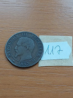 French 5 centimes 1853 