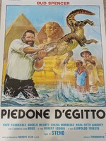 Bud Spencer Piedone Egyiptomban eredeti Olasz moziplakát