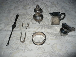 Thick silver-plated table accessories