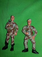 RETRO trafikáru katona harcos akcó figura pár 2 db egyben 8 cm a képek szerint