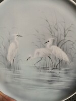 Beautiful porcelain from Herend, hand-painted with waterfowl! (Éva Bakos)