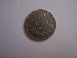 10 Fillér 1918 KB      eredeti, NEM ARTEX utánveret!​!
