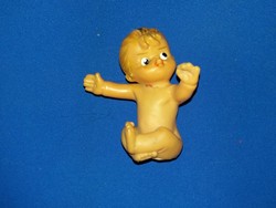 1950 - s évek óraműves gumi baba figura RITKA  túlhúzva a képek szerint