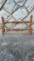Carved wooden wall spice holder