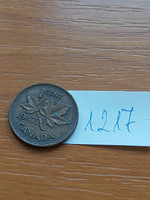 Canada 1 cent 1947 vi. György, 