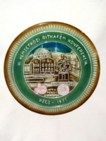 Zsolnay 1977-es limitált emlék tányér,  falitányér