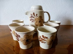 Rare ceramic tea set. Flawless, complete!