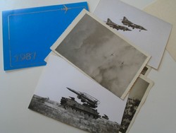 D194959 Ministry of Transport - Directorate General of Aviation New Year's greeting and 5 military photo airplanes