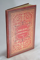 Hyacinth Rónay autographed biographical album 1884 with gold engraving, bibliophile binding