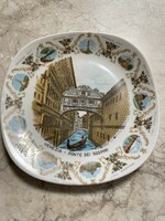 Bavaria Painted Porcelain Bowls in Two Sizes Venice Sighs Bridge Collector's Items
