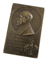 Mester Jenő: Dr. Chizsnei Cherven Flóris 1861-1911 plakett