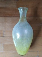 Ritka karcagi fátyolüveg váza