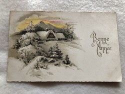 Antique, old litho New Year's card -6.