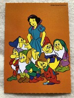Snow White and the Seven Dwarfs postcard - postal clean -6.