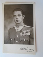 D194982  Katona fotó  1944  kitüntetéssor -vitéz Mészáros István műterme Veszprém - Kápolnásnyék