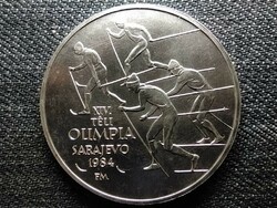XIV. Téli Olimpia Sarajevo .640 ezüst 500 Forint 1984 BP BU (id48769)