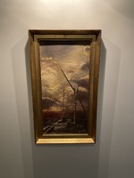 Losonci Lilla Felhők alatt olaj festmény