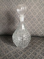 Elegant cam glass bottle, 1 liter