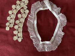 Crochet lace collar from the 50s