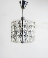 Polished glass retro chandelier