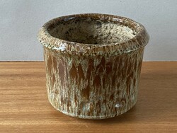 Zsolnay retro samott flower pot