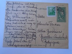 D195031 old postcard with price ticket-1938 Károlyné Buchinger - Pope - Jolanda Farkas Bruxelles