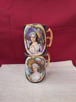 Beautiful rare antique mugs mug portrait