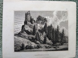Lauterstein . Eredeti acelmetszet ca.1835