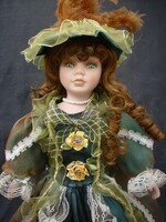 Porcelain head doll 45cm
