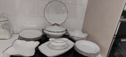 Czechoslovak porcelain antique elegant tableware for 5 people