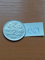 INDIA 2 RÚPIA 2016 Noida, Rozsdamentes acél 1369